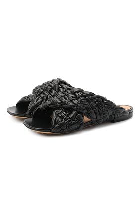 Женские кожаные шлепанцы bv board BOTTEGA VENETA черного цвета по цене 87100 руб., арт. 631935/VBT10 | Фото 1 Женские кожаные шлепанцы bv board BOTTEGA VENETA черного цвета, арт. 631935/VBT10 | Фото 1