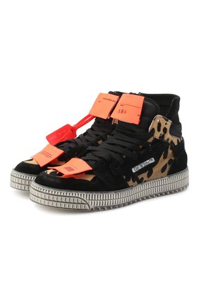 Женские комбинированные кеды off-court 3.0 OFF-WHITE леопардового цвета по цене 65050 руб., арт. 0WIA112E20LEA0026210 | Фото 1 Женские комбинированные кеды off-court 3.0 OFF-WHITE леопардового цвета, арт. 0WIA112E20LEA0026210 | Фото 1