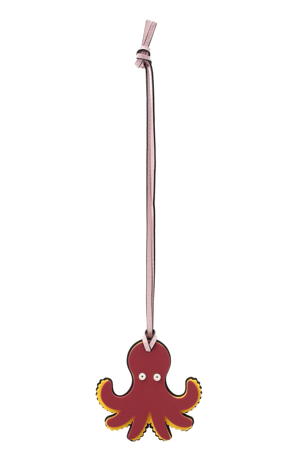 Женский брелок LOEWE бордового цвета, арт. 111.10.166 | Фото 1 (Материал: Кожа)