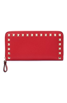 Кожаный кошелек Valentino Garavani | Фото №1 Кожаный кошелек Valentino Garavani | Фото №1