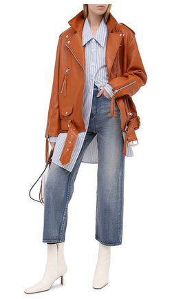 Женская хлопковая рубашка ZADIG&VOLTAIRE голубого цвета по цене 24100 руб., арт. WJCC0401F | Фото 2 Женская хлопковая рубашка ZADIG&VOLTAIRE голубого цвета, арт. WJCC0401F | Фото 2