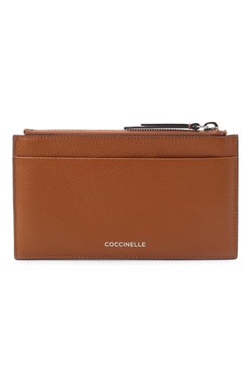 Женский кожаный футляр для кредитных карт COCCINELLE коричневого цвета по цене 7995 руб., арт. E5 GV1 19 D1 16 | Фото 1 Женский кожаный футляр для кредитных карт COCCINELLE коричневого цвета, арт. E5 GV1 19 D1 16 | Фото 1