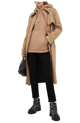 Женский хлопковое худи SAINT LAURENT бежевого цвета по цене 62550 руб., арт. 632408/YBQZ2 | Фото 2 Женский хлопковое худи SAINT LAURENT бежевого цвета, арт. 632408/YBQZ2 | Фото 2