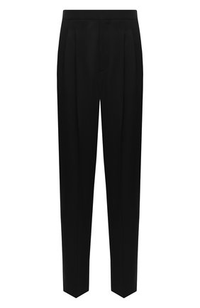 Женские шерстяные брюки SAINT LAURENT черного цвета по цене 76700 руб., арт. 631970/Y512W | Фото 1 Женские шерстяные брюки SAINT LAURENT черного цвета, арт. 631970/Y512W | Фото 1
