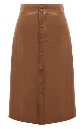 Женская кожаная юбка SAINT LAURENT коричневого цвета по цене 289500 руб., арт. 624536/Y50A2 | Фото 1 Женская кожаная юбка SAINT LAURENT коричневого цвета, арт. 624536/Y50A2 | Фото 1