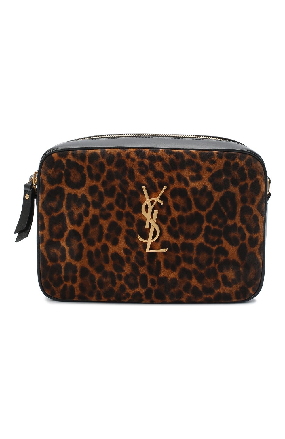 Женская кожаная сумка lou medium SAINT LAURENT леопардового цвета, арт. 612542/1Q12M | Фото 1