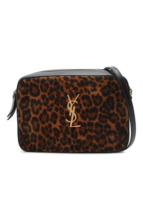 Женская кожаная сумка lou medium SAINT LAURENT леопардового цвета по цене 99500 руб., арт. 612542/1Q12M | Фото 5 Женская кожаная сумка lou medium SAINT LAURENT леопардового цвета, арт. 612542/1Q12M | Фото 5