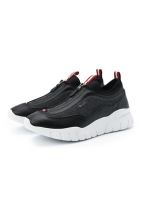 Мужские комбинированные кроссовки BALLY черного цвета по цене 30950 руб., арт. BYTE-T/00 | Фото 1 Мужские комбинированные кроссовки BALLY черного цвета, арт. BYTE-T/00 | Фото 1