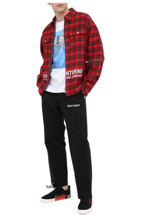 Мужская хлопковая футболка DIEGO VENTURINO белого цвета по цене 9720 руб., арт. FW20-DV TS GTN | Фото 2 Мужская хлопковая футболка DIEGO VENTURINO белого цвета, арт. FW20-DV TS GTN | Фото 2
