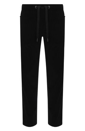 Мужской хлопковые брюки DOLCE & GABBANA черного цвета по цене 57400 руб., арт. GYU6ET/FUVB2 | Фото 1 Мужской хлопковые брюки DOLCE & GABBANA черного цвета, арт. GYU6ET/FUVB2 | Фото 1