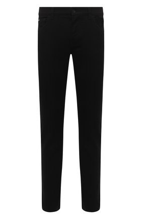 Мужские джинсы DOLCE & GABBANA черного цвета, арт. GY07CD/G8CN9 | Фото 1 (Материал внешний: Хлопок, Деним; Длина (брюки, джинсы): Стандартные; Кросс-КТ: Деним; Силуэт М (брюки): Прямые)