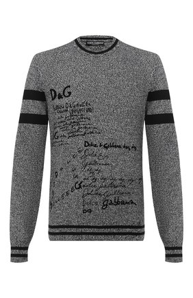 Мужской кашемировый свитер DOLCE & GABBANA серого цвета по цене 86500 руб., арт. GXA63T/JAW1Z | Фото 1 Мужской кашемировый свитер DOLCE & GABBANA серого цвета, арт. GXA63T/JAW1Z | Фото 1