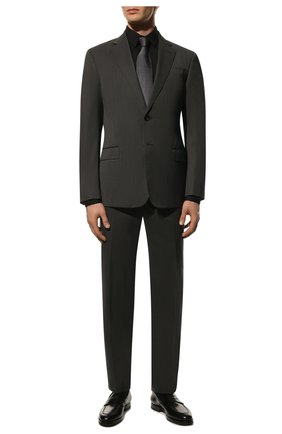 Мужская хлопковая сорочка DOLCE & GABBANA черного цвета по цене 26950 руб., арт. G5EJ0T/FUEEE | Фото 2 Мужская хлопковая сорочка DOLCE & GABBANA черного цвета, арт. G5EJ0T/FUEEE | Фото 2 (Рукава: Длинные; Материал внешний: Хлопок; Длина (для топов): Стандартные; Случай: Формальный; Воротник: Кент; Мужское Кросс-КТ: Сорочка-одежда; Принт: Однотонные; Манжеты: На пуговицах; Региональные ограничения белый список (Axapta Mercury): RU)