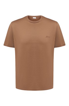 Мужская хлопковая футболка BRIONI бежевого цвета по цене 29950 руб., арт. UJCA0L/PZ600 | Фото 1
