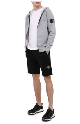 Мужская хлопковая футболка STONE ISLAND белого цвета по цене 9995 руб., арт. 731524113 | Фото 2 Мужская хлопковая футболка STONE ISLAND белого цвета, арт. 731524113 | Фото 2