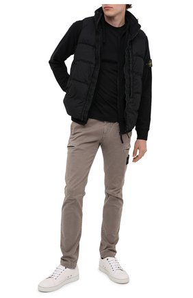 Мужская хлопковая футболка STONE ISLAND черного цвета по цене 9560 руб., арт. 731524113 | Фото 2 Мужская хлопковая футболка STONE ISLAND черного цвета, арт. 731524113 | Фото 2