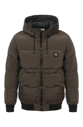 Мужской пуховый бомбер STONE ISLAND зеленого цвета по цене 68600 руб., арт. 731542634 | Фото 1 Мужской пуховый бомбер STONE ISLAND зеленого цвета, арт. 731542634 | Фото 1