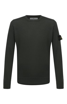 Мужской шерстяной джемпер STONE ISLAND зеленого цвета по цене 23150 руб., арт. 7315526C4 | Фото 1 Мужской шерстяной джемпер STONE ISLAND зеленого цвета, арт. 7315526C4 | Фото 1