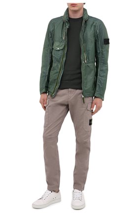 Мужской шерстяной джемпер STONE ISLAND зеленого цвета по цене 23150 руб., арт. 7315526C4 | Фото 2 Мужской шерстяной джемпер STONE ISLAND зеленого цвета, арт. 7315526C4 | Фото 2