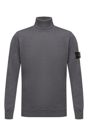 Мужской шерстяная водолазка STONE ISLAND серого цвета по цене 22600 руб., арт. 7315528C4 | Фото 1 Мужской шерстяная водолазка STONE ISLAND серого цвета, арт. 7315528C4 | Фото 1
