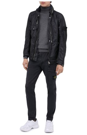 Мужской шерстяная водолазка STONE ISLAND серого цвета по цене 22600 руб., арт. 7315528C4 | Фото 2 Мужской шерстяная водолазка STONE ISLAND серого цвета, арт. 7315528C4 | Фото 2