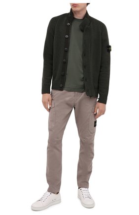 Мужская шерстяной кардиган STONE ISLAND зеленого цвета по цене 32900 руб., арт. 7315564A3 | Фото 2 Мужская шерстяной кардиган STONE ISLAND зеленого цвета, арт. 7315564A3 | Фото 2