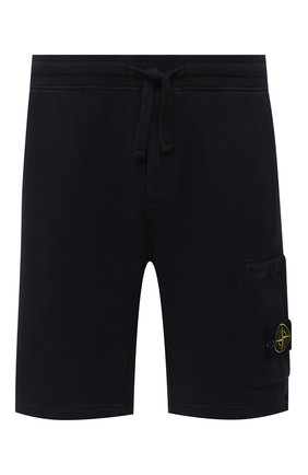 Мужские хлопковые шорты STONE ISLAND темно-синего цвета по цене 17550 руб., арт. 731564620 | Фото 1 Мужские хлопковые шорты STONE ISLAND темно-синего цвета, арт. 731564620 | Фото 1
