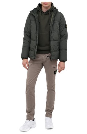 Мужской хлопковые брюки-карго STONE ISLAND серого цвета по цене 24700 руб., арт. 7315321L1 | Фото 2 Мужской хлопковые брюки-карго STONE ISLAND серого цвета, арт. 7315321L1 | Фото 2