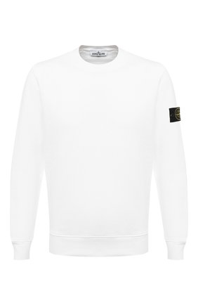 Мужской хлопковый свитшот STONE ISLAND белого цвета по цене 17500 руб., арт. 731563020 | Фото 1 Мужской хлопковый свитшот STONE ISLAND белого цвета, арт. 731563020 | Фото 1
