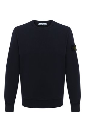 Мужской хлопковый свитшот STONE ISLAND темно-синего цвета по цене 17500 руб., арт. 731563020 | Фото 1 Мужской хлопковый свитшот STONE ISLAND темно-синего цвета, арт. 731563020 | Фото 1