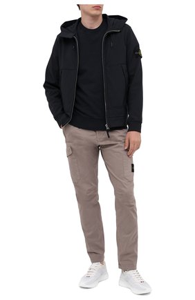 Мужской хлопковый свитшот STONE ISLAND темно-синего цвета по цене 17500 руб., арт. 731563020 | Фото 2 Мужской хлопковый свитшот STONE ISLAND темно-синего цвета, арт. 731563020 | Фото 2
