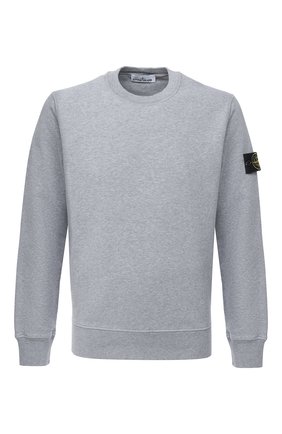 Мужской хлопковый свитшот STONE ISLAND серого цвета по цене 17500 руб., арт. 731563020 | Фото 1 Мужской хлопковый свитшот STONE ISLAND серого цвета, арт. 731563020 | Фото 1