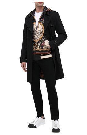 Мужская хлопковая толстовка DOLCE & GABBANA черного цвета по цене 79100 руб., арт. I9498M/HI7E9 | Фото 2 Мужская хлопковая толстовка DOLCE & GABBANA черного цвета, арт. I9498M/HI7E9 | Фото 2