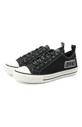 Мужские текстильные кеды valentino garavani VALENTINO черного цвета по цене 43150 руб., арт. UY2S0D57/MBU | Фото 1 Мужские текстильные кеды valentino garavani VALENTINO черного цвета, арт. UY2S0D57/MBU | Фото 1