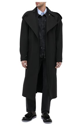 Мужские кожаные лоферы BOTTEGA VENETA черного цвета по цене 69500 руб., арт. 632509/VBS30 | Фото 2 Мужские кожаные лоферы BOTTEGA VENETA черного цвета, арт. 632509/VBS30 | Фото 2