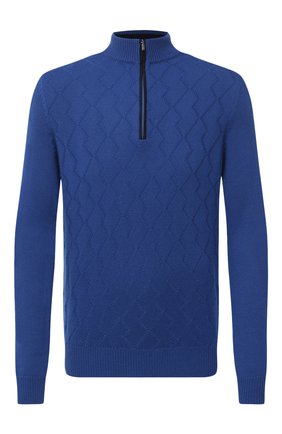 Мужской кашемировый джемпер ZILLI синего цвета по цене 176500 руб., арт. MBU-CZ214-CASH1/ML01 | Фото 1 Мужской кашемировый джемпер ZILLI синего цвета, арт. MBU-CZ214-CASH1/ML01 | Фото 1