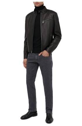 Мужская кожаная куртка RALPH LAUREN черного цвета по цене 272000 руб., арт. 790649685 | Фото 2 Мужская кожаная куртка RALPH LAUREN черного цвета, арт. 790649685 | Фото 2