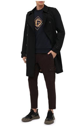 Мужские хлопковые брюки-карго DOLCE & GABBANA коричневого цвета по цене 73400 руб., арт. GWR2AT/FUFKQ | Фото 2 Мужские хлопковые брюки-карго DOLCE & GABBANA коричневого цвета, арт. GWR2AT/FUFKQ | Фото 2