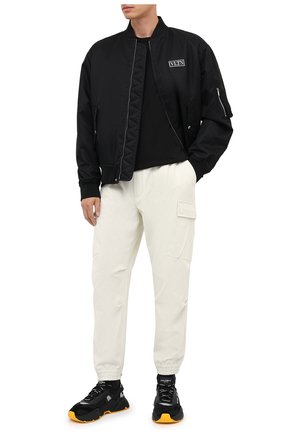 Мужской хлопковые джоггеры DOLCE & GABBANA белого цвета по цене 71950 руб., арт. GW50HT/FU6WU | Фото 2 Мужской хлопковые джоггеры DOLCE & GABBANA белого цвета, арт. GW50HT/FU6WU | Фото 2