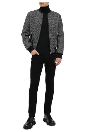 Мужской бомбер DOLCE & GABBANA серого цвета по цене 130500 руб., арт. G9PD5T/FMMF7 | Фото 2 Мужской бомбер DOLCE & GABBANA серого цвета, арт. G9PD5T/FMMF7 | Фото 2