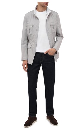 Мужская хлопковая футболка BRIONI белого цвета по цене 29950 руб., арт. UJCA0L/PZ600 | Фото 2 Мужская хлопковая футболка BRIONI белого цвета, арт. UJCA0L/PZ600 | Фото 2 (Материал внешний: Хлопок; Длина (для топов): Стандартные; Принт: Без принта; Стили: Кэжуэл; Рукава: Короткие; Мужское Кросс-КТ: Футболка-одежда; Региональные ограничения белый список (Axapta Mercury): RU)