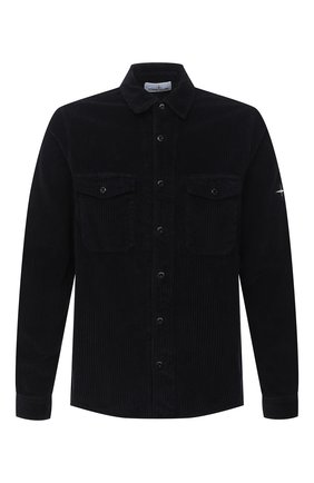 Мужская хлопковая рубашка STONE ISLAND темно-синего цвета по цене 22900 руб., арт. 731512111 | Фото 1 Мужская хлопковая рубашка STONE ISLAND темно-синего цвета, арт. 731512111 | Фото 1