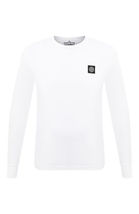 Мужская хлопковый лонгслив STONE ISLAND белого цвета по цене 11450 руб., арт. 731522713 | Фото 1 Мужская хлопковый лонгслив STONE ISLAND белого цвета, арт. 731522713 | Фото 1