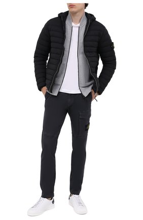 Мужской хлопковые брюки STONE ISLAND темно-серого цвета по цене 23300 руб., арт. 7315312L1 | Фото 2 Мужской хлопковые брюки STONE ISLAND темно-серого цвета, арт. 7315312L1 | Фото 2
