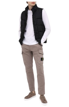 Мужской хлопковые брюки-карго STONE ISLAND серого цвета по цене 25650 руб., арт. 731531310 | Фото 2 Мужской хлопковые брюки-карго STONE ISLAND серого цвета, арт. 731531310 | Фото 2
