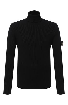 Мужской шерстяной свитер STONE ISLAND черного цвета по цене 27750 руб., арт. 7315522C2 | Фото 1 Мужской шерстяной свитер STONE ISLAND черного цвета, арт. 7315522C2 | Фото 1