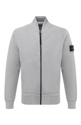 Мужская хлопковая толстовка STONE ISLAND светло-серого цвета по цене 20950 руб., арт. 731560220 | Фото 1 Мужская хлопковая толстовка STONE ISLAND светло-серого цвета, арт. 731560220 | Фото 1
