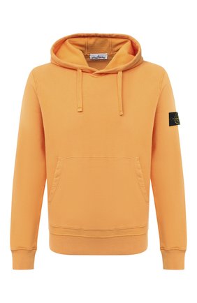 Мужской хлопковое худи STONE ISLAND оранжевого цвета по цене 21000 руб., арт. 731564120 | Фото 1 Мужской хлопковое худи STONE ISLAND оранжевого цвета, арт. 731564120 | Фото 1