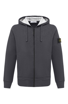 Мужская хлопковая толстовка STONE ISLAND темно-серого цвета по цене 23100 руб., арт. 731564220 | Фото 1 Мужская хлопковая толстовка STONE ISLAND темно-серого цвета, арт. 731564220 | Фото 1