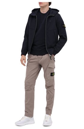 Мужской бомбер STONE ISLAND темно-синего цвета по цене 42450 руб., арт. 7315Q0122 | Фото 2 Мужской бомбер STONE ISLAND темно-синего цвета, арт. 7315Q0122 | Фото 2